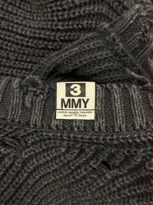 Maison Mihara Yasuhiro distressed knit sweater