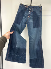 Load image into Gallery viewer, SS2003 Jean Paul Gaultier flared patchwork jeans

