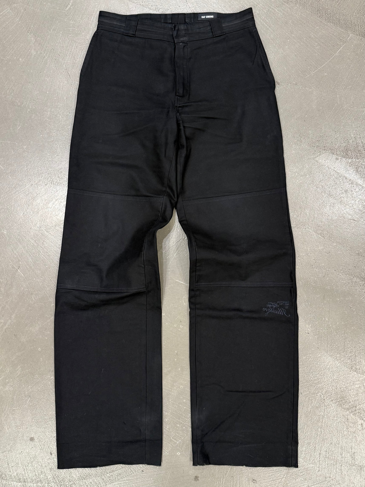 A/W2019 Raf Simons double knee pants