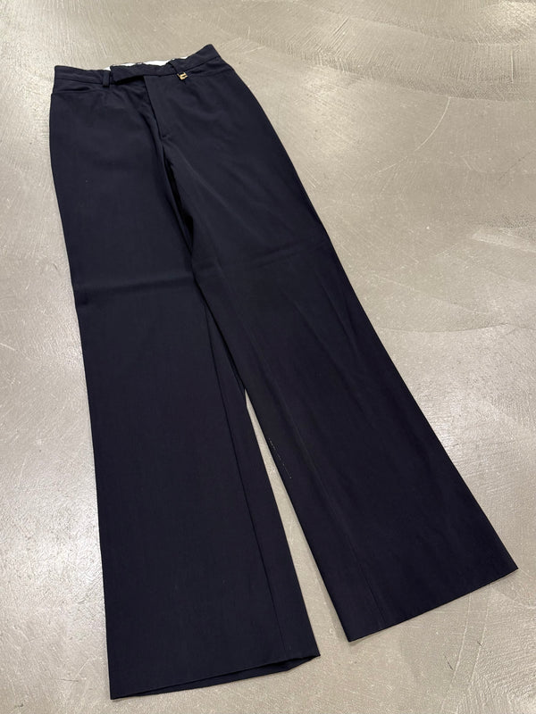 1990s Gucci by Tom Ford tailored wide leg trousers