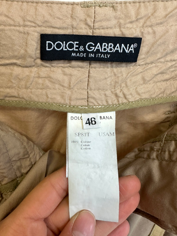 SS2003 Dolce & Gabbana parachute bondage cargo pants