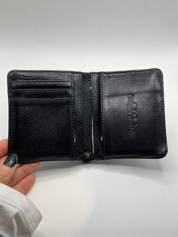 Chrome Hearts cross leather wallet