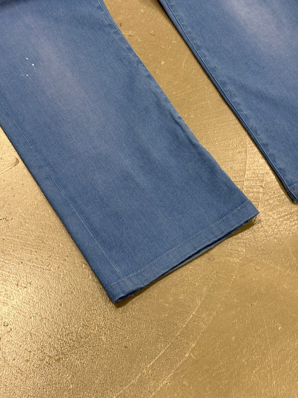 2000s Dior blue faded jeans