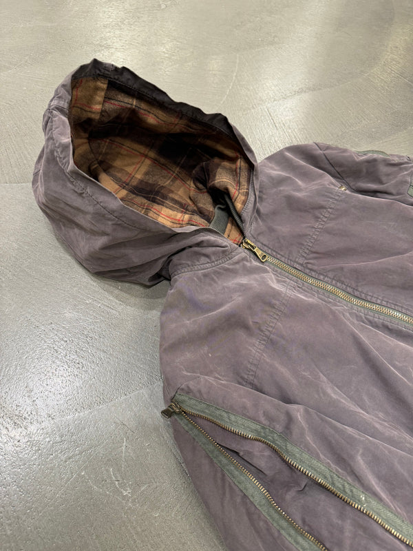 A/W2003 Dolce & Gabbana zip sleeves hooded bomber jacket
