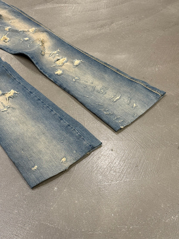 2000s Cavalli distressed faded jeans
