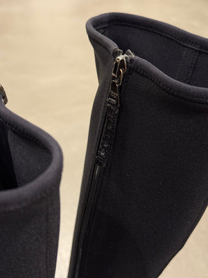 1999 Prada nylon heeled boots