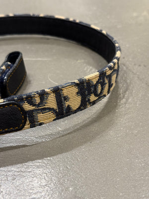 2000s Christian Dior by Galliano monogram belt