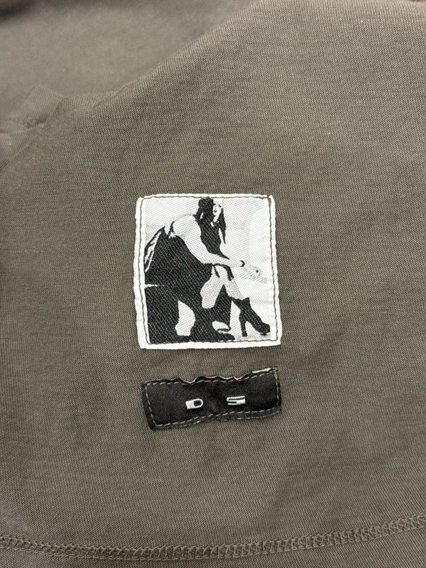 2010s Rick Owens DRKSHW long sleeve tunic t-shirt