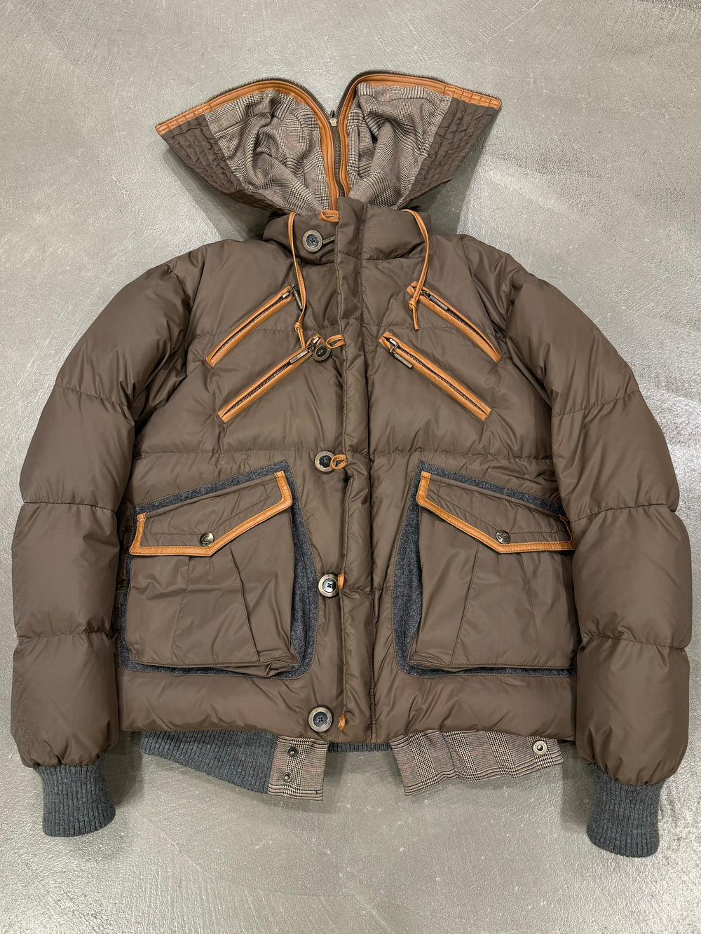 A/W 2006 Roberto Cavalli double layer modular puffer jacket