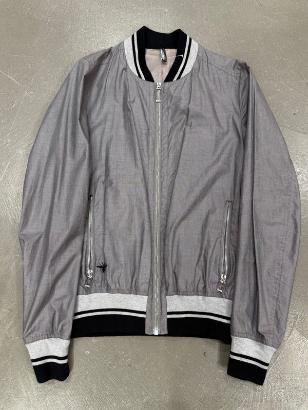 2010s Dior nylon "bee" bomber jacket