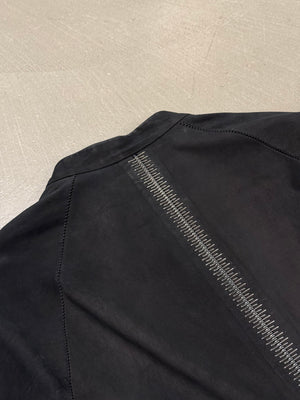 Isaac Sellam metal spine lambskin leather jacket