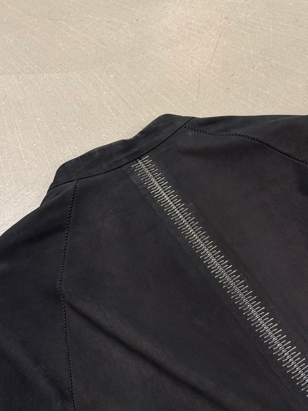 Isaac Sellam metal spine lambskin leather jacket