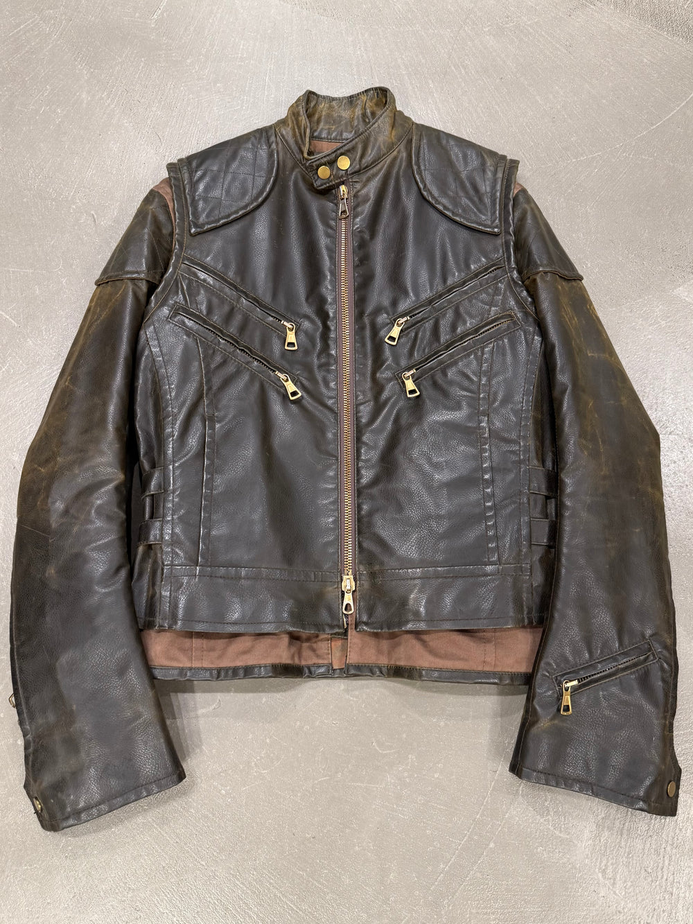 A/W2003 Dsquared2 3-in-1 runway coated military jacket