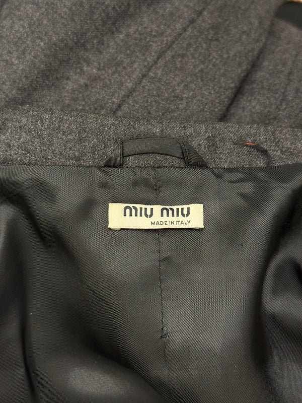 2000s Miu Miu cropped blazer jacket