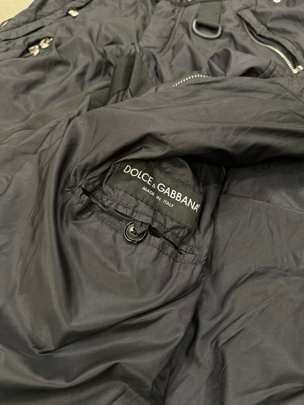 AW2003 Dolce & Gabbana bondage parachute runway jumpsuit/set