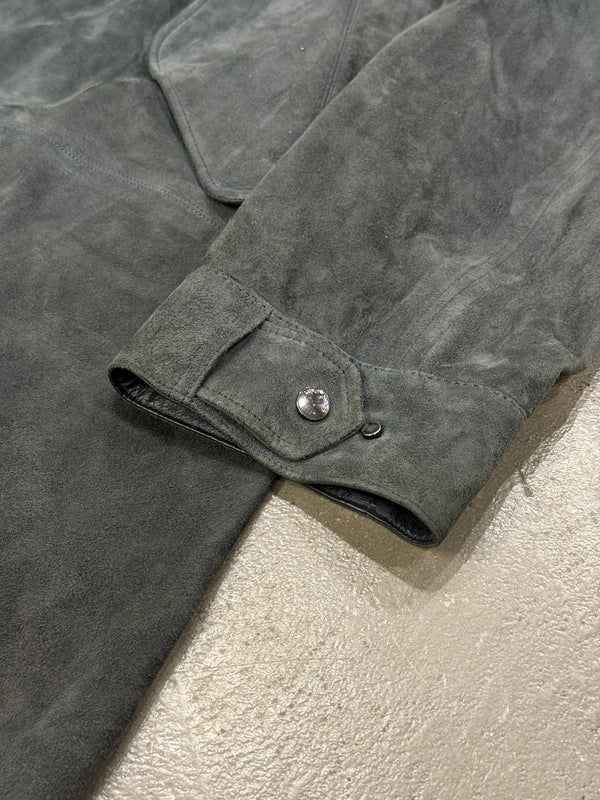 Loro Piana leather coat with removable hood
