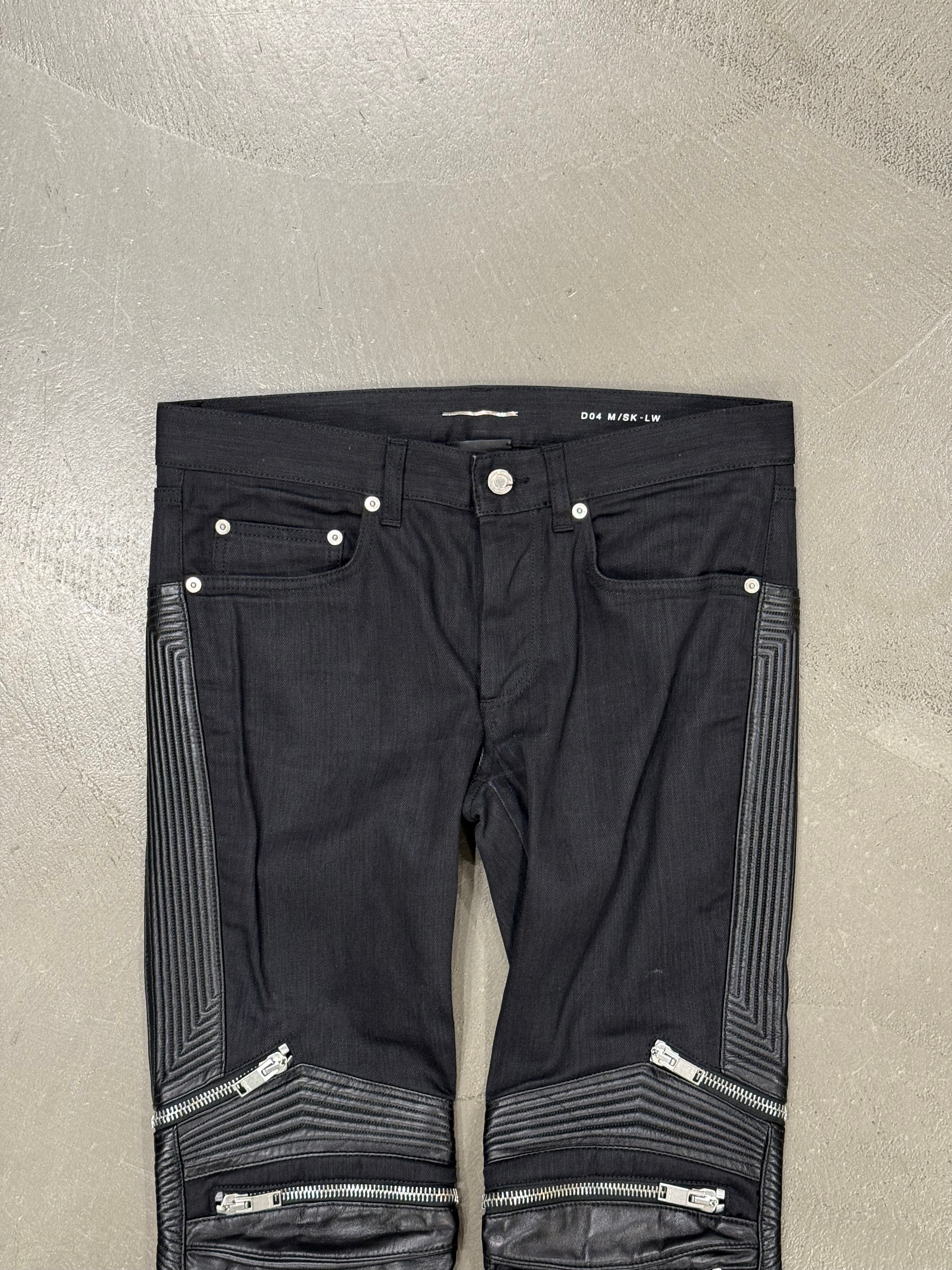 A/W2014 Saint Laurent by Hedi Slimane D04 biker denim