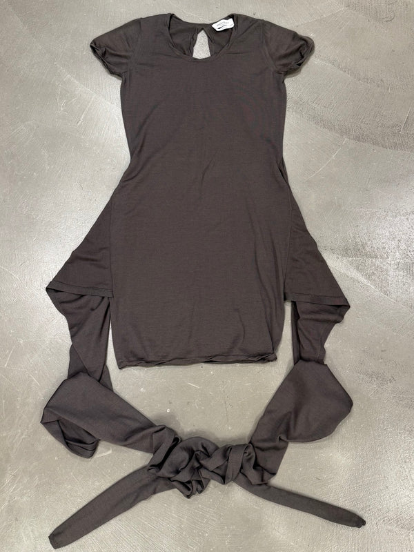 2000s Yves Saint Laurent by Tom Ford intricated bondage dress