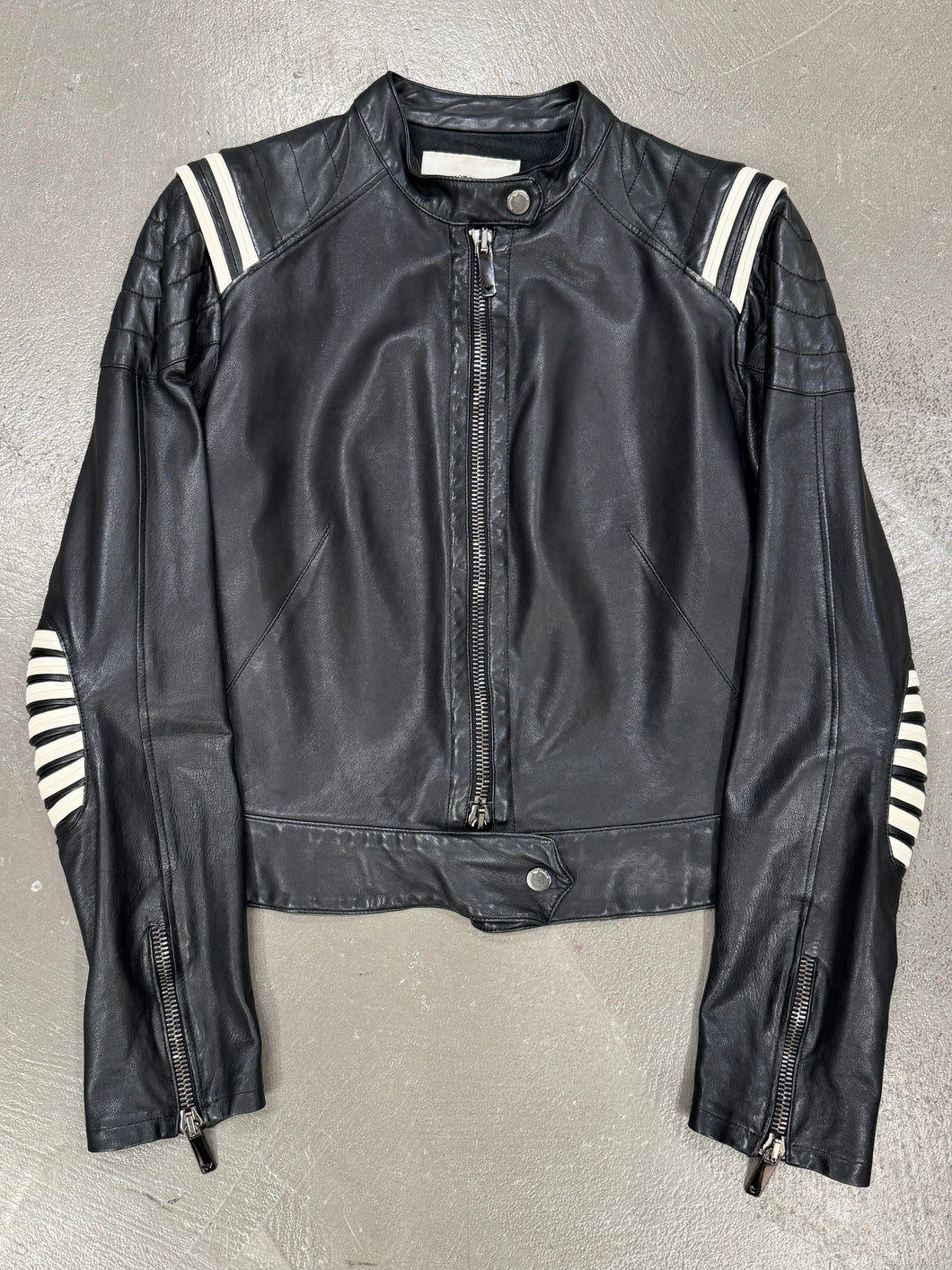 SS2005 Emporio Armani biker leather jacket
