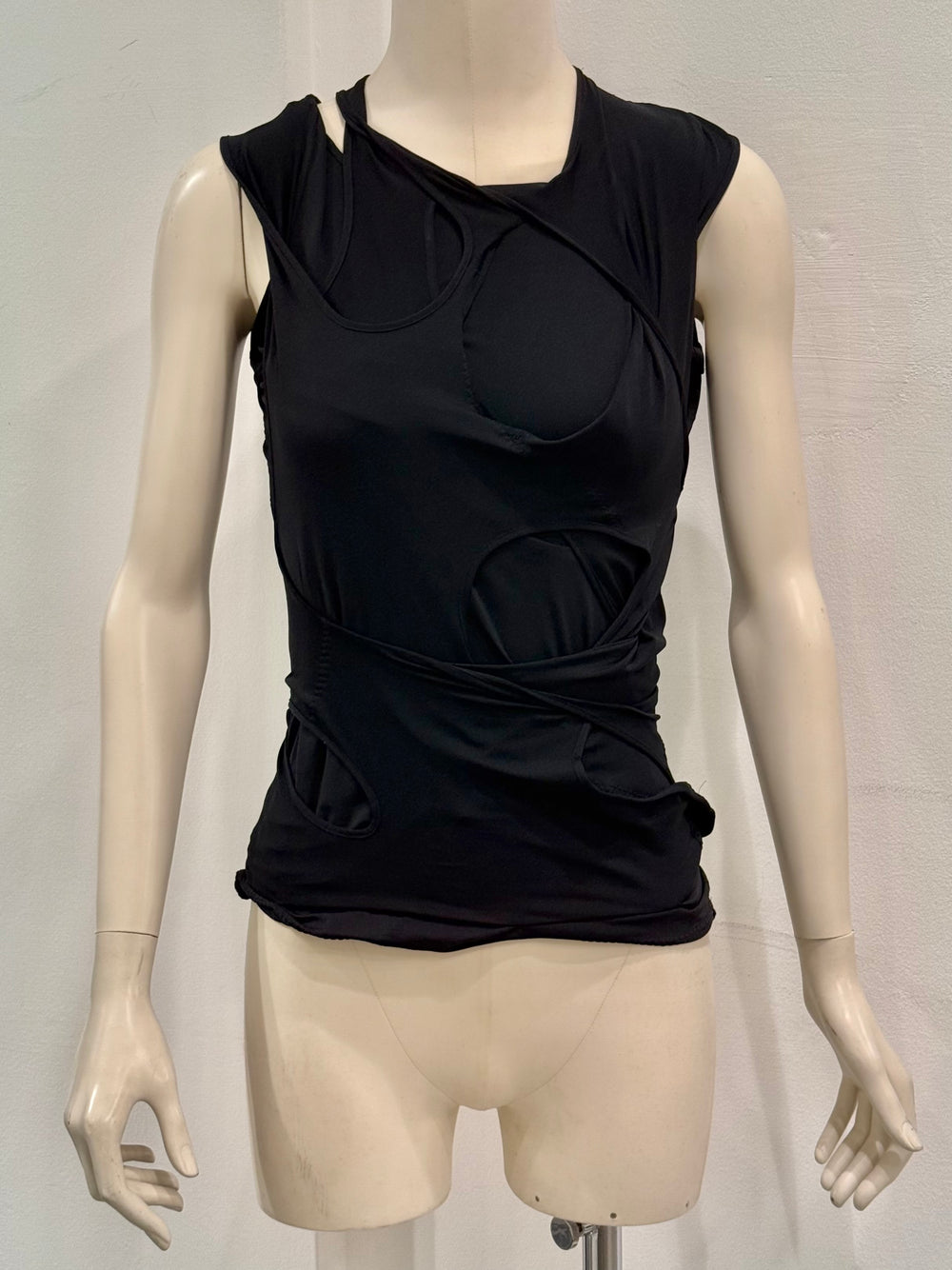 S/S2004 Junya Watanabe runway deconstructed layered top