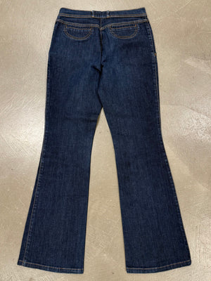 2008 Roberto Cavalli embellished flared jeans