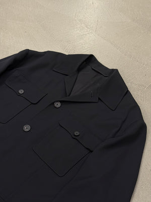 2021 Balenciaga runway oversized multipocket jacket and trousers suit