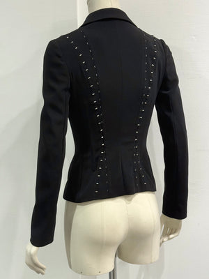 A/W2003 Dolce & Gabbana hook eyelet blazer jacket