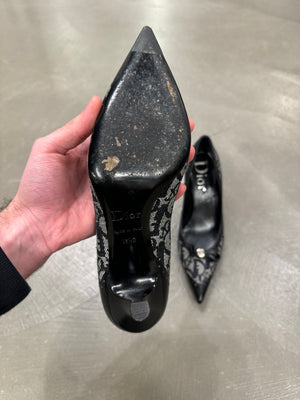 2000s Christian Dior by Galliano monogram heels
