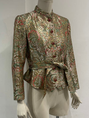 F/W1995 Yves Saint Laurent paisley jacquard jacket