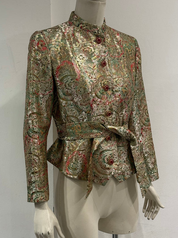 F/W1995 Yves Saint Laurent paisley jacquard jacket