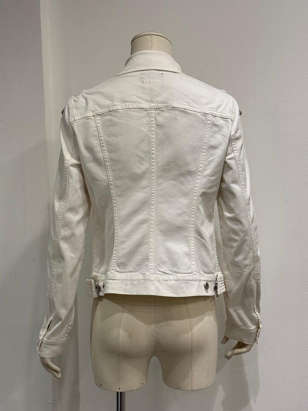 2000s Dolce & Gabbana shoulder straps cotton jacket
