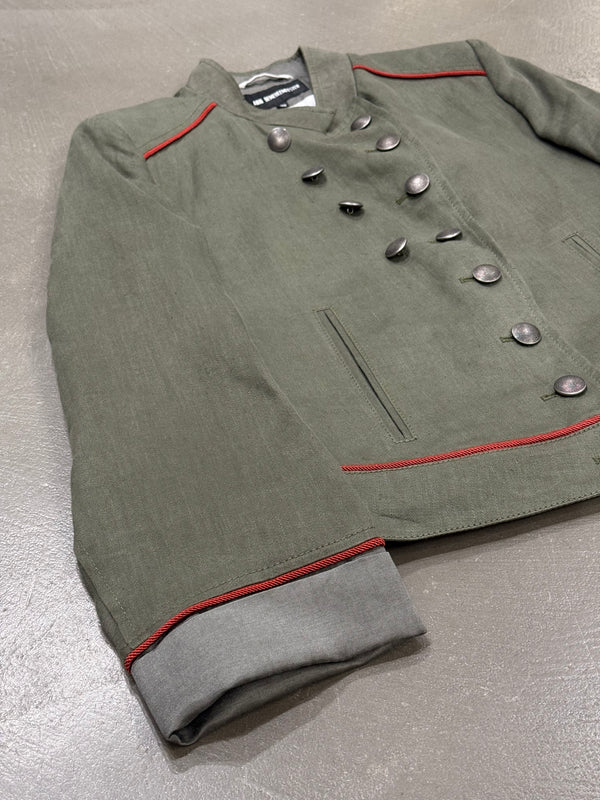 2000s Ann Demeulemeester napoleon double breasted officer jacket