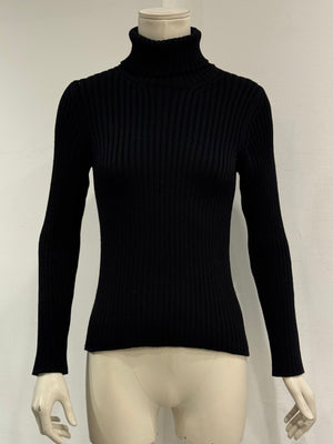 1990s Gucci by Tom Ford ribbed turtleneck sweater