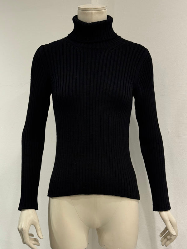 1990s Gucci by Tom Ford ribbed turtleneck sweater