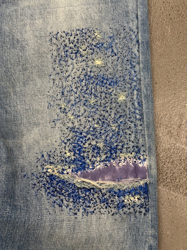 2000s Kapital boro distressed jeans