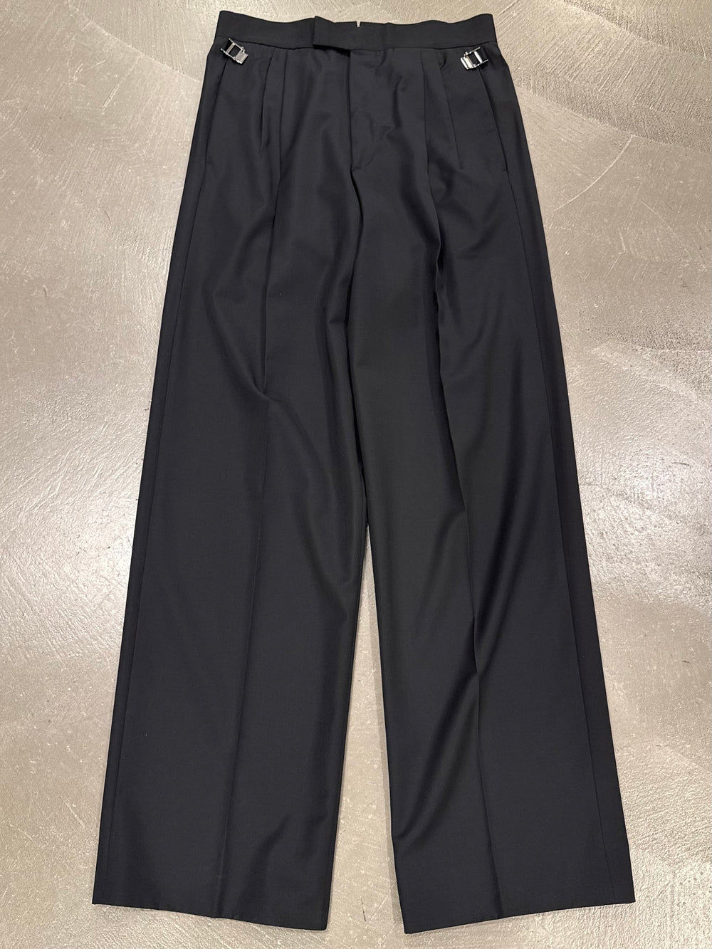 2000s Gucci by Tom Ford wide leg wool trousers