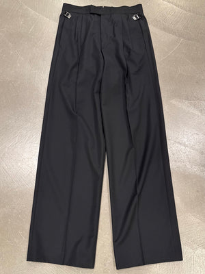 2000s Gucci by Tom Ford wide leg wool trousers