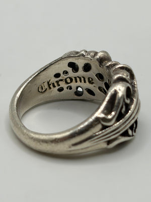 Chrome Hearts emerald K&T ring