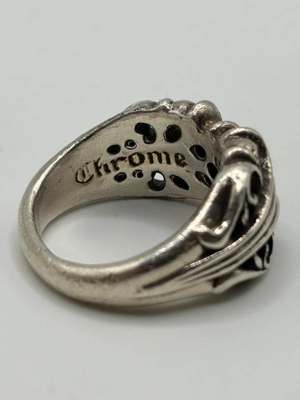 Chrome Hearts emerald K&T ring
