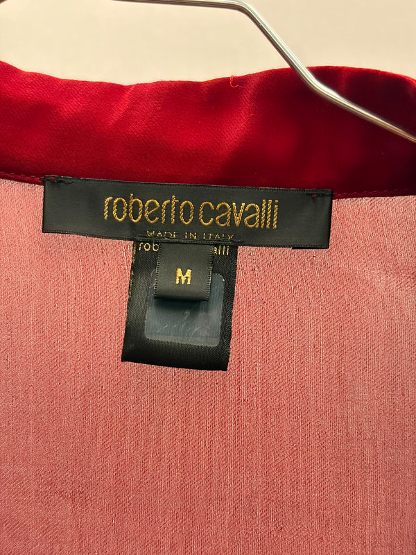 2004 Roberto Cavalli red blouse