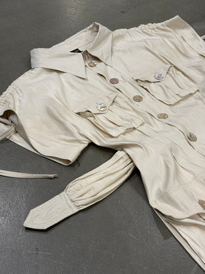S/S2005 Jean Paul Gaultier runway safari dress