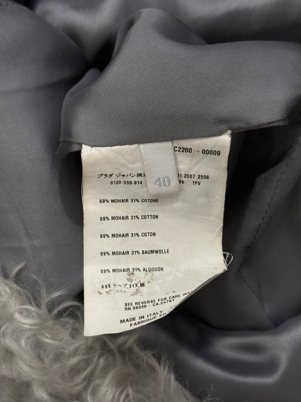 A/W2007 Prada runway faux fur mohair coat