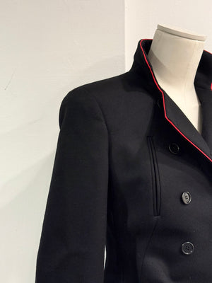 A/W2011 Alexander McQueen runway double breasted officer wool military jacket