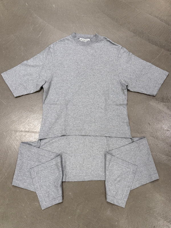2016 Balenciaga deconstructed irregular t-shirt