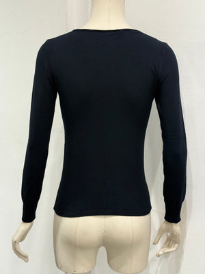 2003 Dolce & Gabbana sleeve top with front hooks closure