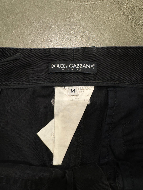 A/W2003 Dolce & Gabbana bondage parachute pants
