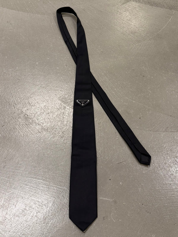 2020s Prada re-nylon logo tie
