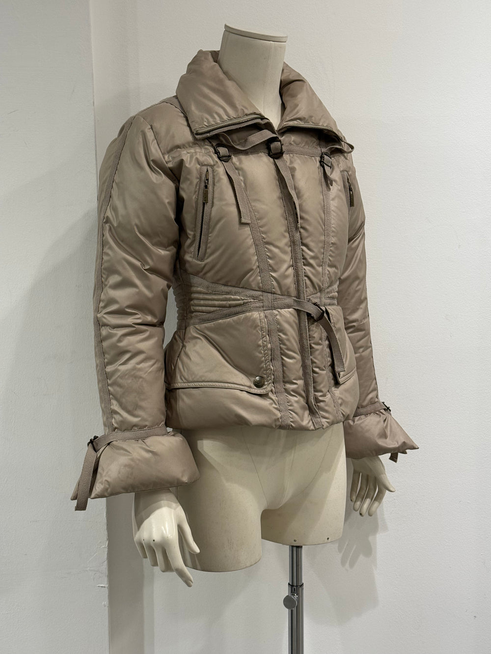 2000s Cavalli parachute harness puffer jacket
