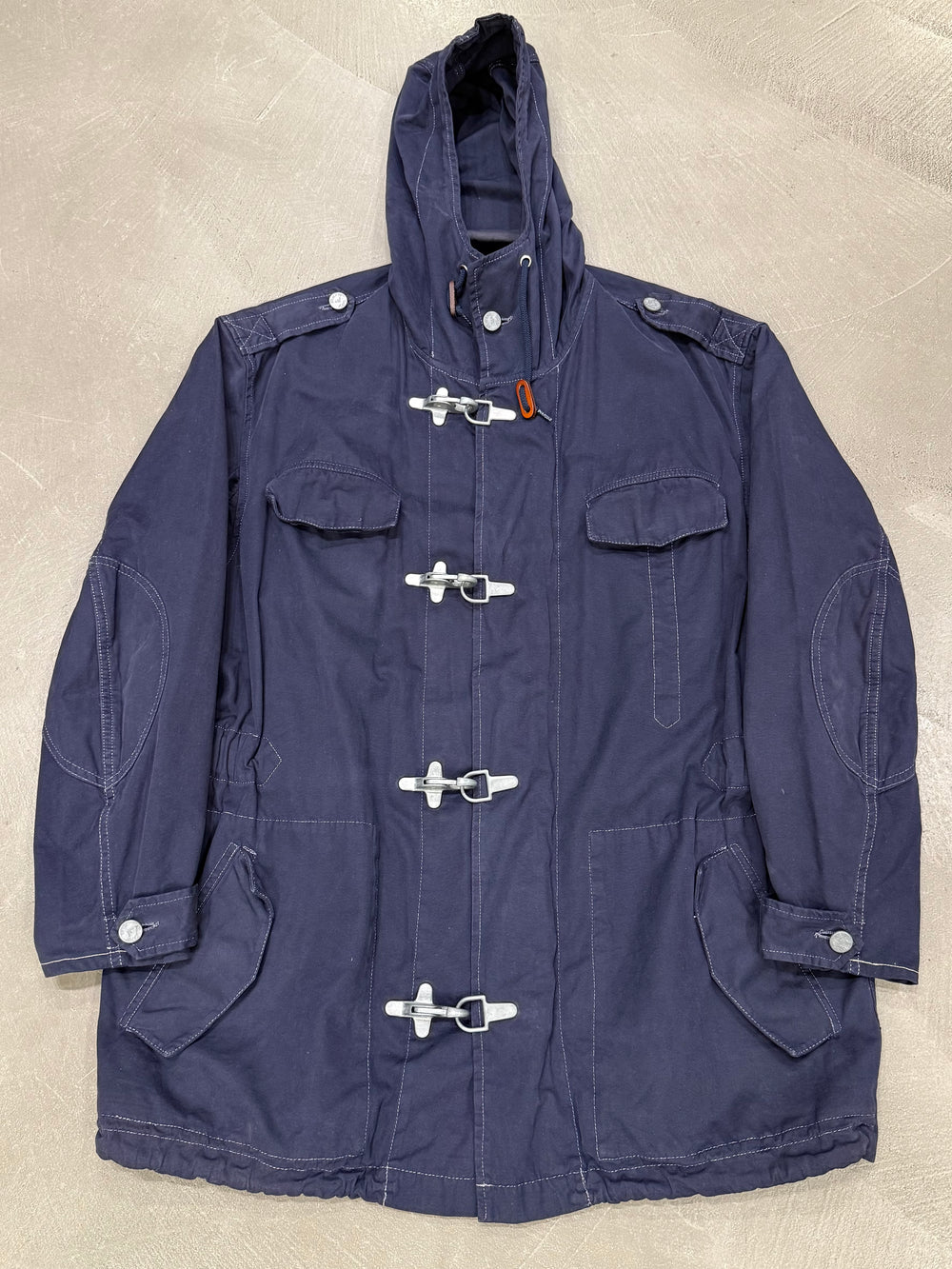 1990s Armani nylon toggle hooded jacket