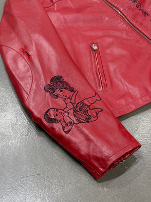 S/S2025 Enfants Riches Déprimés the bully leather jacket